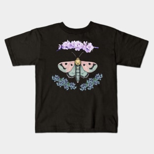 Pastel Moth Kids T-Shirt